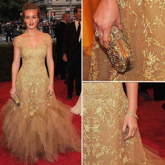 Leighton Meester at Met Gala 2012