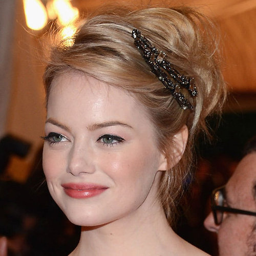 Emma Stone's Beauty Look at the 2012 Met Costume Institute Gala