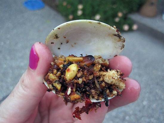 Grilled Clams With Basil Breadcrumbs Grilled Clams With Basil Breadcrumbs