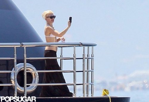 Gwen Stefani snapped a photo of the view from her yacht in Cannes in May 2011.
Gwen Stefani snapped a photo of the view from her yacht in Cannes in May 2011.
