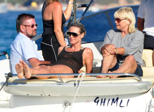 Heidi Klum kicked back on a boat docked off the coast of Croatia during an August 2011 vacation with her family.
Heidi Klum kicked back on a boat docked off the coast of Croatia during an August 2011 vacation with her family.