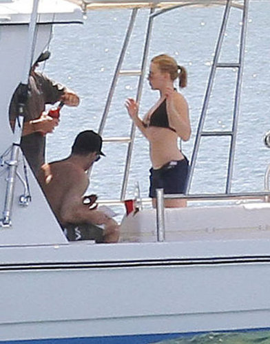 Scarlett Johansson took a romantic cruise off the coast of Hawaii with boyfriend Nate Naylor on Valentine's Day 2012.
Scarlett Johansson took a romantic cruise off the coast of Hawaii with boyfriend Nate Naylor on Valentine's Day 2012.