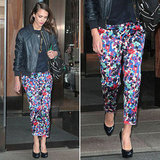 Jessica Alba Gives Us the Cool-Girl Spin on Printed Trousers 