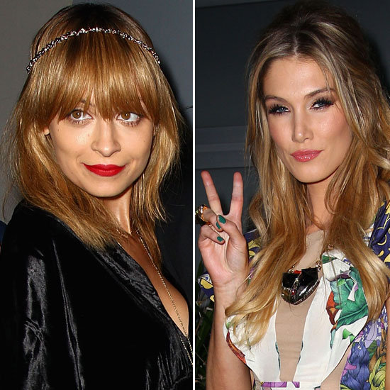 Nicole Richie and Delta Goodrem at The Voice Party