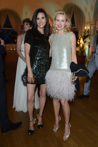 Jennifer Connelly and Naomi Watts showed off their festive attire.
Jennifer Connelly and Naomi Watts showed off their festive attire.
