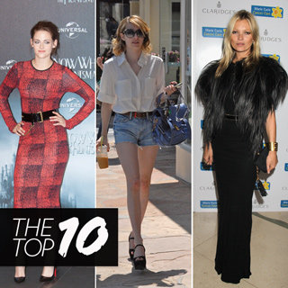Top 10 Best Dressed Celebrities This Week Including Kate Moss, Mila Kunis And Rachel Bilson
