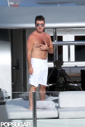Simon Cowell soaked up the sun on his boat while vacationing in St. Barts in 2012.
Simon Cowell soaked up the sun on his boat while vacationing in St. Barts in 2012.