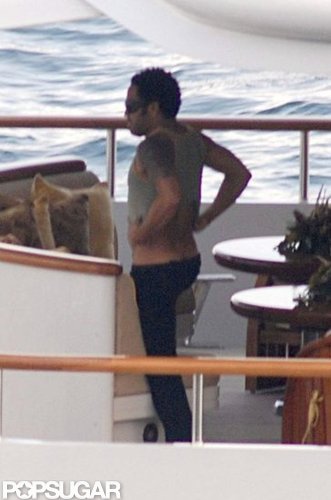 Lenny Kravitz relaxed on a boat during a 2006 vacation in Positano, Italy.
Lenny Kravitz relaxed on a boat during a 2006 vacation in Positano, Italy.