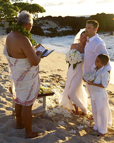 Brian Austin Green and Megan Fox's Beachy Vows