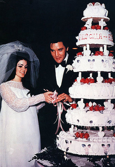 Elvis and Priscilla Presley's Personalized Cake