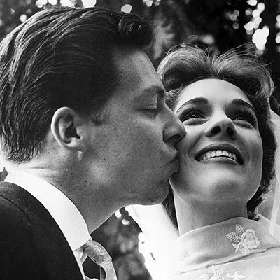Tony Walton and Julie Andrews's Celebratory Peck