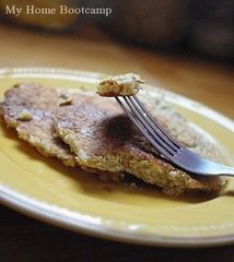 Oatmeal and apple pancakes