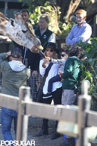 Nicole Richie and Joel Madden Take Their Little Ones to the Sydney Zoo Nicole Richie and Joel Madden Take Their Little Ones to the Sydney Zoo