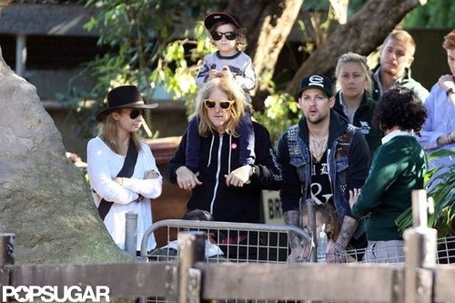 Nicole Richie and Joel Madden Take Their Little Ones to the Sydney Zoo Nicole Richie and Joel Madden Take Their Little Ones to the Sydney Zoo