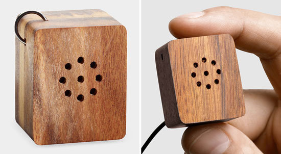 This adorable I.dear Speaker ($36) fits on a key chain and uses a USB port to recharge its battery. Simply connect your device to the audio jack.
This adorable I.dear Speaker ($36) fits on a key chain and uses a USB port to recharge its battery. Simply connect your device to the audio jack.