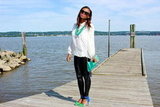 Leather+hints of turquoise