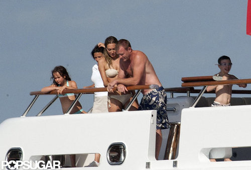 Guy Ritchie was spotted on a yacht in Palma, Spain, with girlfriend Jacqui Ainsley and son Rocco in July 2010.
Guy Ritchie was spotted on a yacht in Palma, Spain, with girlfriend Jacqui Ainsley and son Rocco in July 2010.