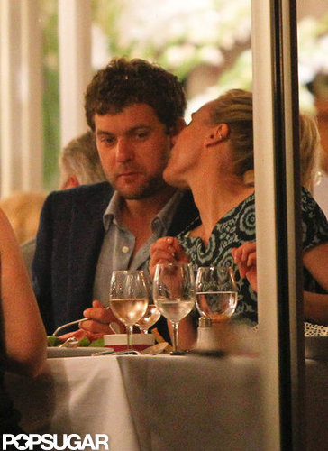 Diane Kruger and Joshua Jackson went to dinner in Cannes.
Diane Kruger and Joshua Jackson went to dinner in Cannes.