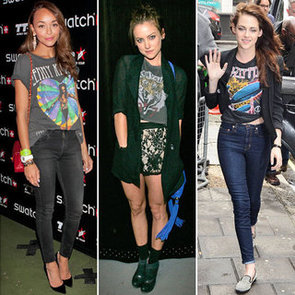 Celebrities Vintage T-Shirt Trend 2012