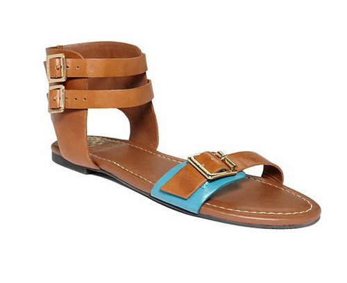 With just a touch of teal and sleek buckle accents, these flat ankle-strap sandals are a great and casual day-to-night option.
Vince Camuto Mirando Sandals ($89)
With just a touch of teal and sleek buckle accents, these flat ankle-strap sandals are a great and casual day-to-night option.
Vince Camuto Mirando Sandals ($89)