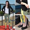 Kristen Stewart Cannes Balenciaga Printed Pants