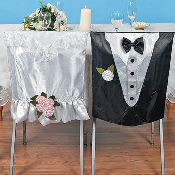 Bride and Groom Seat Covers
