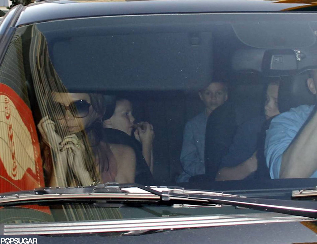 Victoria Beckham Takes Her Boys to Watch the AI Finale Victoria Beckham Takes Her Boys to Watch the AI Finale