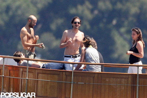 Shirtless Adrien Brody Soaks Up the Sun at Sea in Cannes Shirtless Adrien Brody Soaks Up the Sun at Sea in Cannes