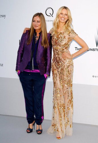 Karolina Kurkova positively glowed in this slinky gold semisheer number — we love that she paired the look with loose waves.
Karolina Kurkova positively glowed in this slinky gold semisheer number — we love that she paired the look with loose waves.