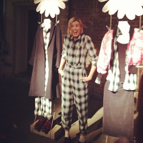 Agyness Deyn modeled her own collection for Dr. Martens, which launched this Fall.
Agyness Deyn modeled her own collection for Dr. Martens, which launched this Fall.