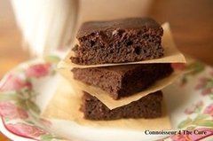 Rich Double Dark Chocolate Brownies