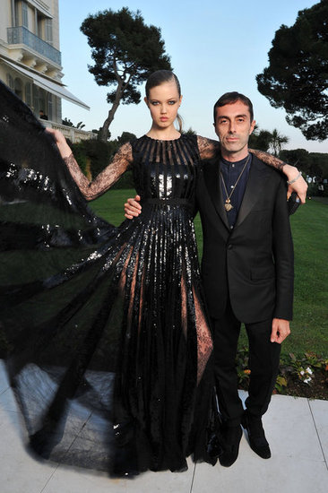 Lindsey Wixson and Giambattista Valli 