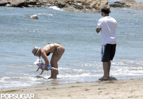 Bikini-Clad Pink Hangs at the Beach Over the Weekend Bikini-Clad Pink Hangs at the Beach Over the Weekend