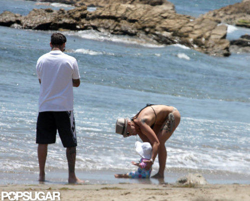 Bikini-Clad Pink Hangs at the Beach Over the Weekend Bikini-Clad Pink Hangs at the Beach Over the Weekend