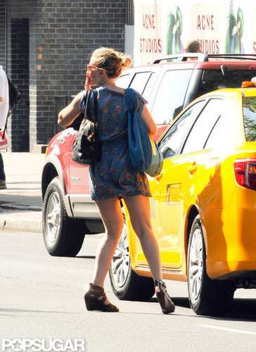 Scarlett Johansson Is on the Go in the Big Apple Scarlett Johansson Is on the Go in the Big Apple