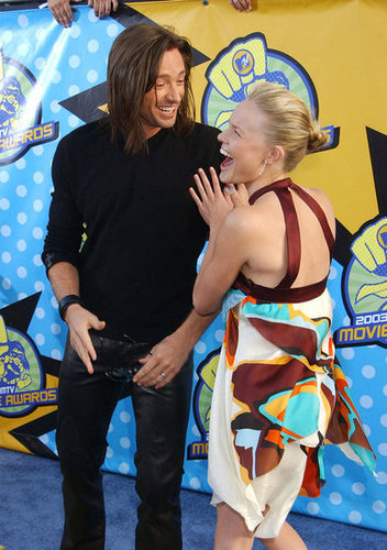 Kate Bosworth joked around with Hugh Jackman during the 2003 MTV Movie Awards.
Kate Bosworth joked around with Hugh Jackman during the 2003 MTV Movie Awards.