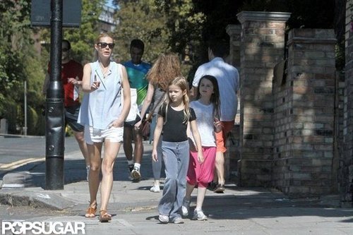 Gwyneth Paltrow was out and about with Apple and her friends in London.
Gwyneth Paltrow was out and about with Apple and her friends in London.