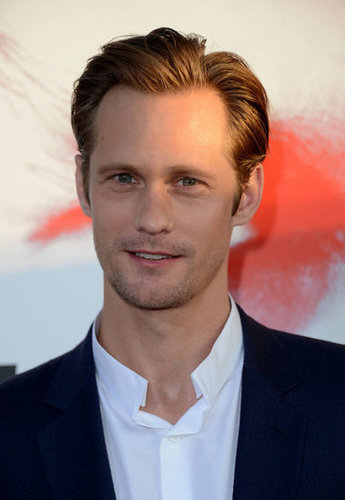 Alexander Skarsgard flashed his blue eyes for the camera at the premiere.
Alexander Skarsgard flashed his blue eyes for the camera at the premiere.