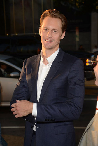 Alexander Skarsgard was all smiles as he turned out for the event.
Alexander Skarsgard was all smiles as he turned out for the event.