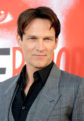Stephen Moyer looked handsome in a grey suit at the premiere in Hollywood.
Stephen Moyer looked handsome in a grey suit at the premiere in Hollywood.