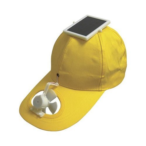 Want to win the award for Office Clown? Ridiculous, yes, and yet amazing, this Solar Hat ($20) has solar panels to charge up the fan on the cap and keep you so very entertained.
Want to win the award for Office Clown? Ridiculous, yes, and yet amazing, this Solar Hat ($20) has solar panels to charge up the fan on the cap and keep you so very entertained.