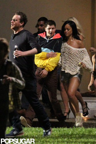 Rihanna, Michael Cera, and Jason Segel partied on the set of The End of the World in New Orleans.
Rihanna, Michael Cera, and Jason Segel partied on the set of The End of the World in New Orleans.