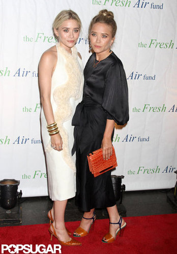 Mary-Kate Olsen and Ashley Olsen wore The Row dresses for the Fresh Air Fund's Spring Gala in NYC.
Mary-Kate Olsen and Ashley Olsen wore The Row dresses for the Fresh Air Fund's Spring Gala in NYC.