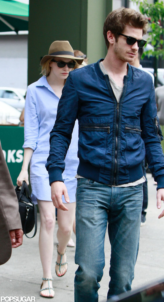 Emma Stone and Andrew Garfield Spend Their Downtime Together Emma Stone and Andrew Garfield Spend Their Downtime Together