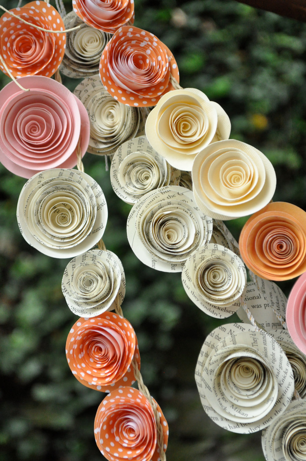 Book Page Garlands