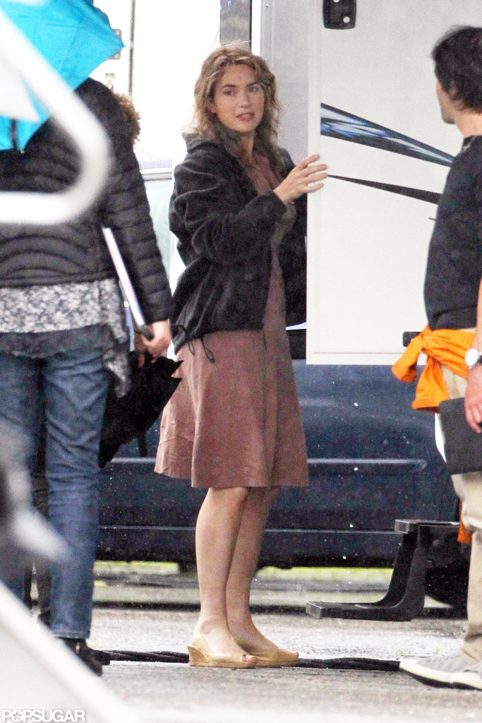 Kate Winslet got to work filming Labor Day in Boston. Kate Winslet got to work filming Labor Day in Boston.