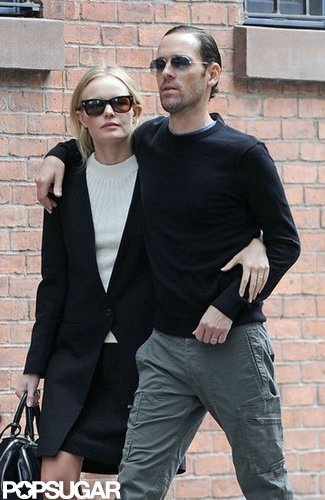 Kate Bosworth and boyfriend Michael Polish held each other tight while strolling through the West Village in NYC.
Kate Bosworth and boyfriend Michael Polish held each other tight while strolling through the West Village in NYC.