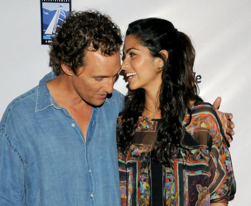 Matthew McConaughey and Camila Alves shared a moment at the September 2008 premiere of Surfer Dude in Malibu.
Matthew McConaughey and Camila Alves shared a moment at the September 2008 premiere of Surfer Dude in Malibu.