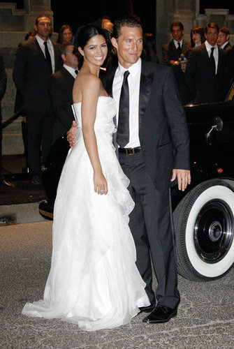 Matthew McConaughey and Camila Alves got glamorous for a September 2008 event in Milan, Italy.
Matthew McConaughey and Camila Alves got glamorous for a September 2008 event in Milan, Italy.