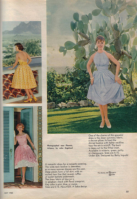 I'd wear one of these sweet Summer dresses.
I'd wear one of these sweet Summer dresses.